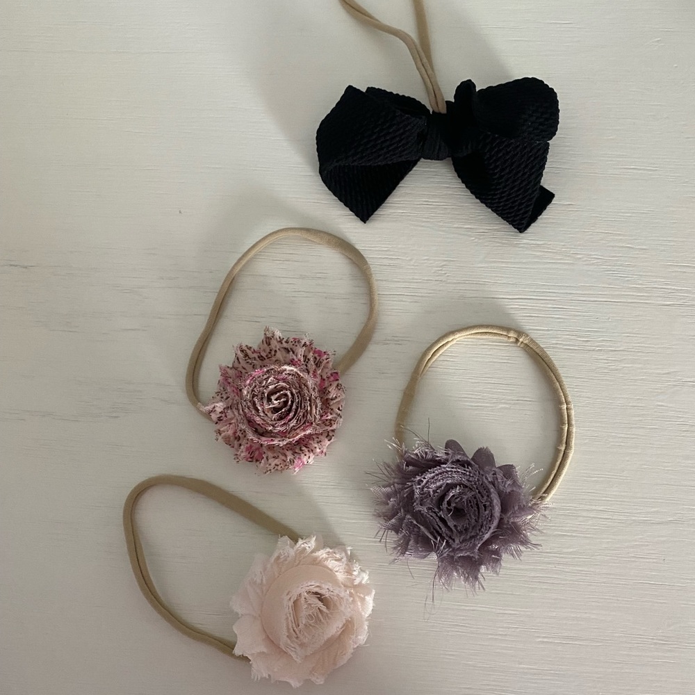 Baby Girl Hair Flowers (“bows”)